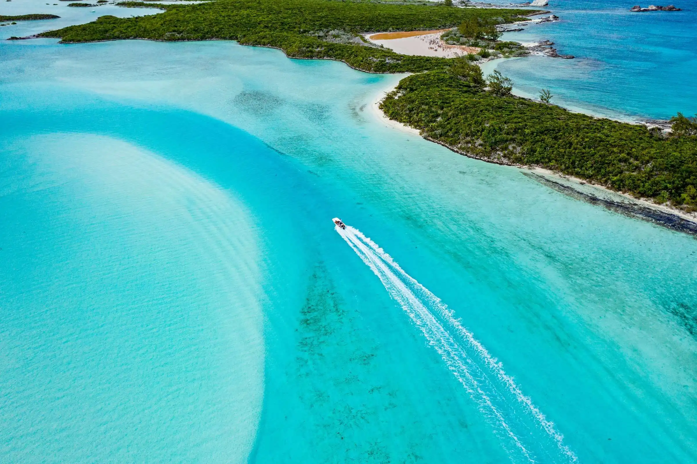 aerial view bahamas