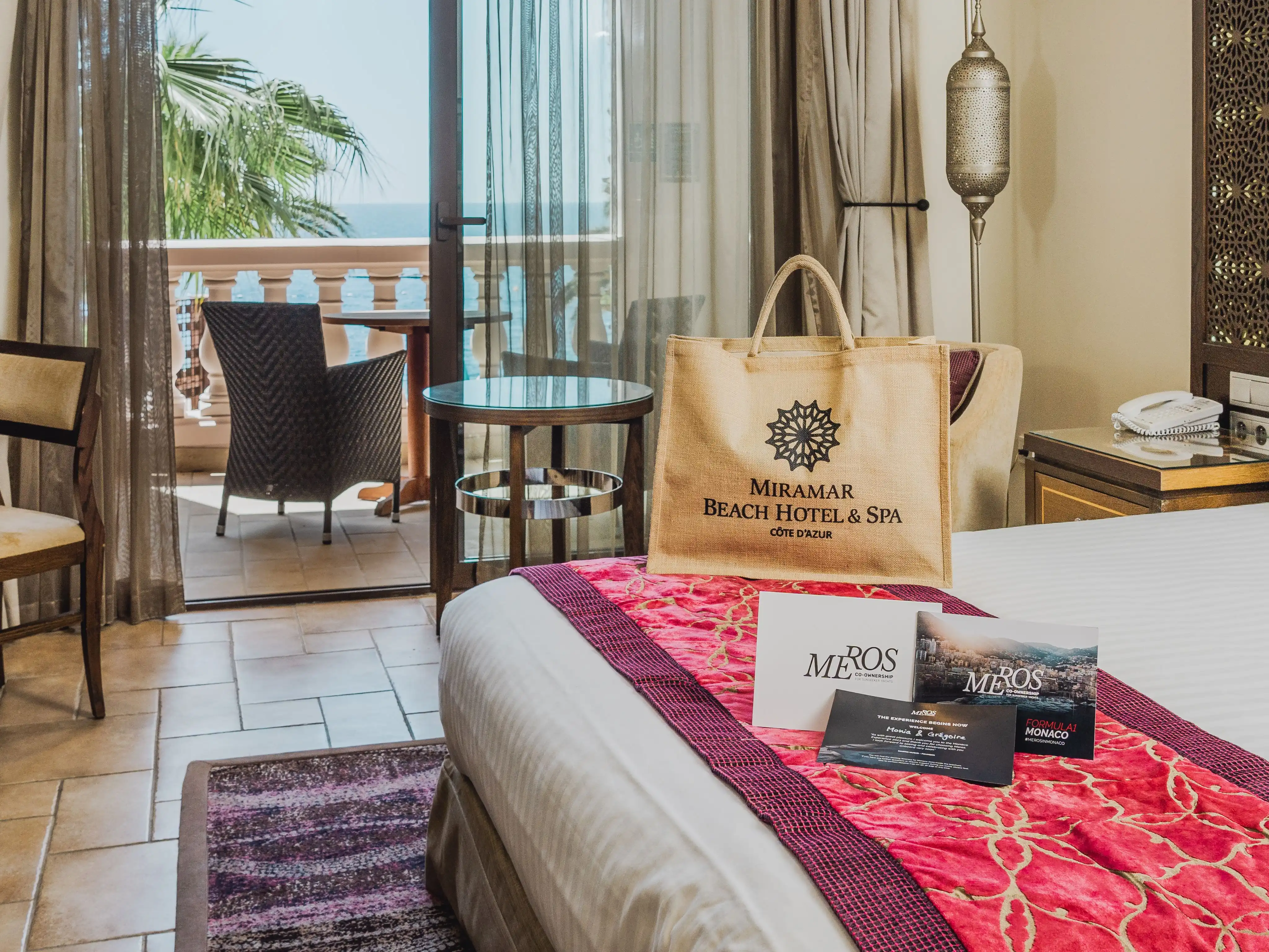 Monaco Meros gift bag hotel