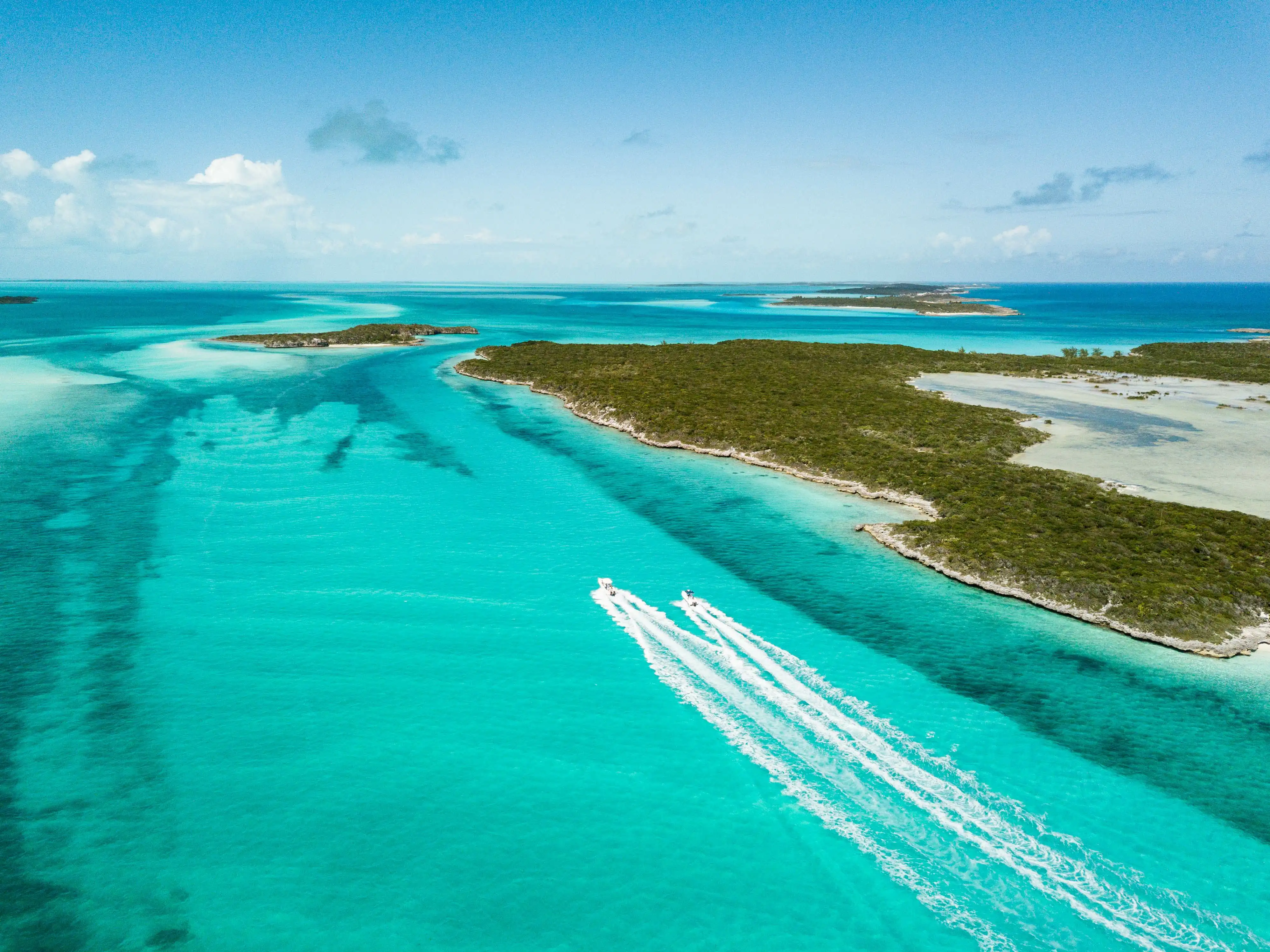 bahamas aerial shot